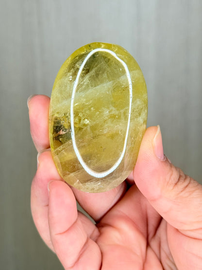 High-Quality Citrine Palmstone – Mystical Crystal for Abundance & Vitality - Auralis Crystals