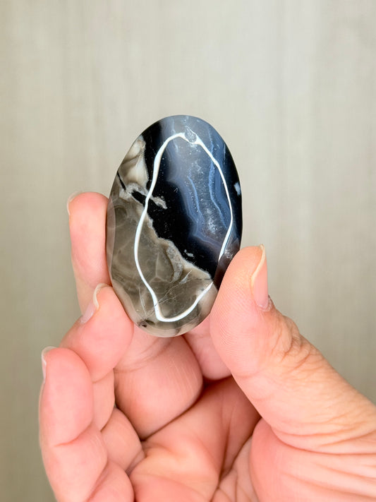 Volcano Agate Palmstone – Mystical Crystal for Strength & Transformation