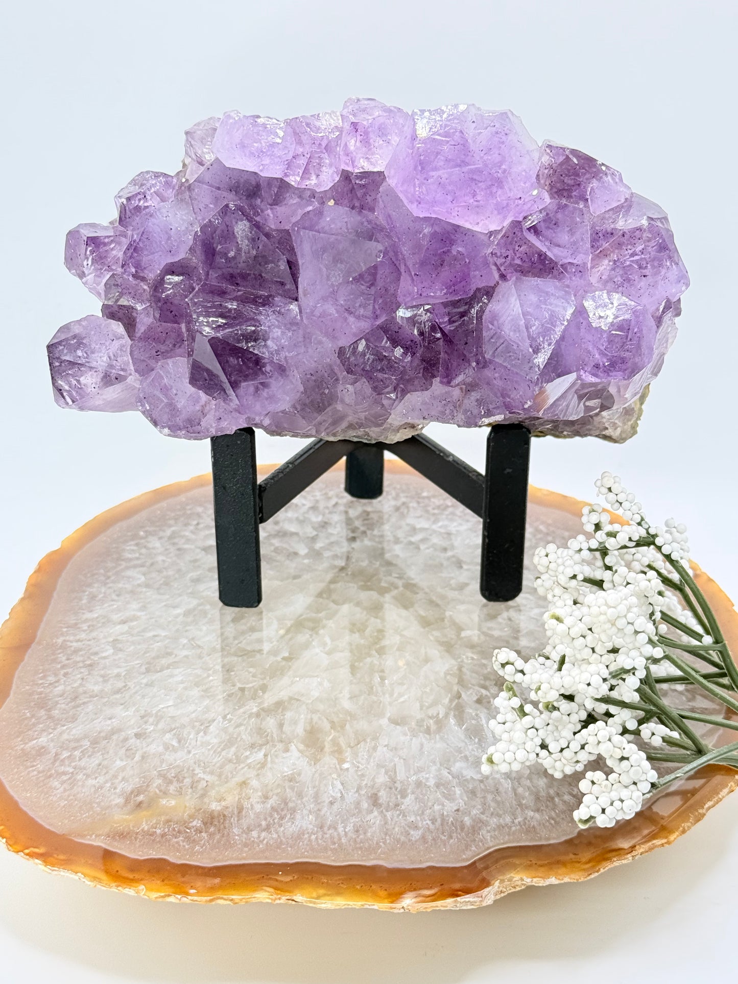 High Quality Brazilian Amethyst Cluster – Natural Crystal Statement Piece