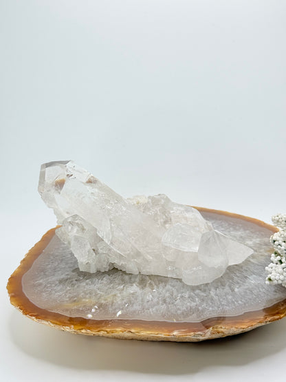 Brazilian Clear Quartz Cluster – Natural Crystal Formation