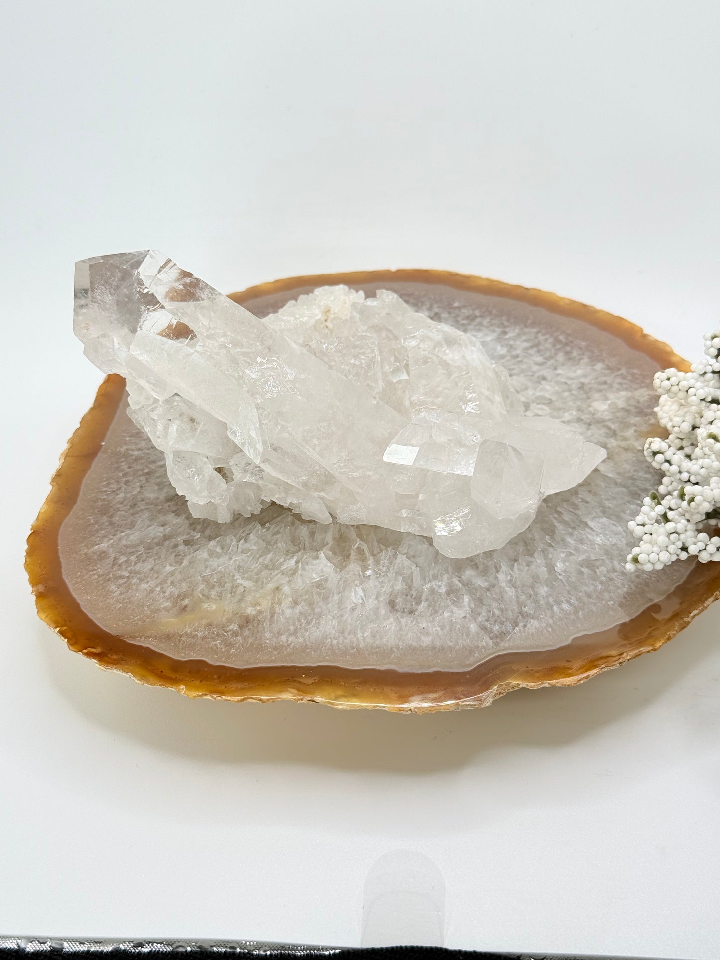 Brazilian Clear Quartz Cluster – Natural Crystal Formation