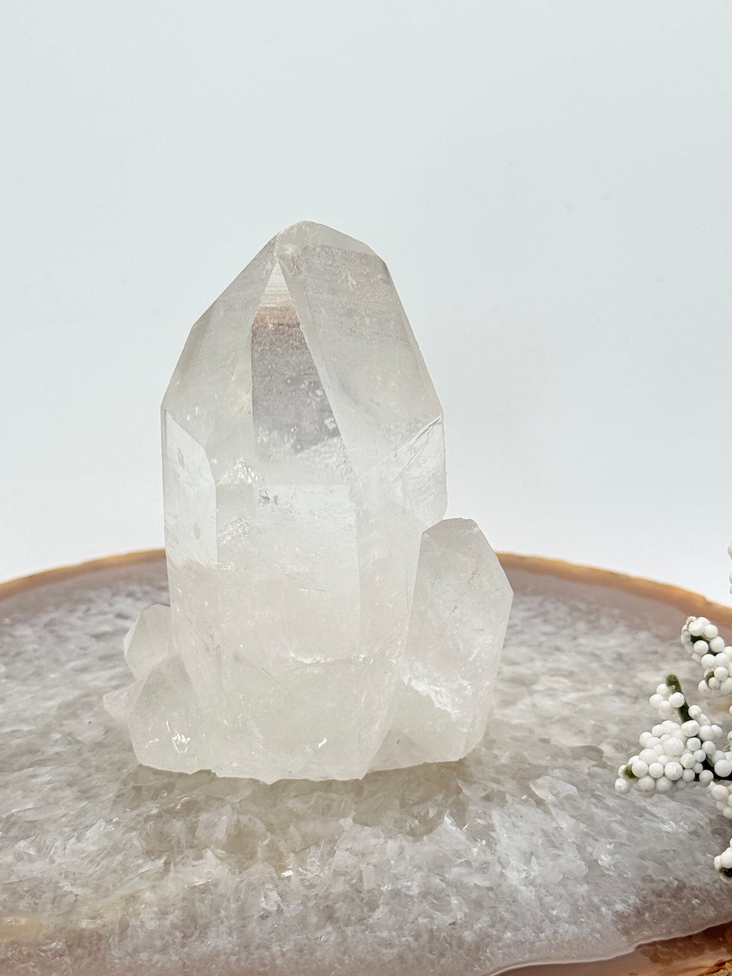 Brazilian Clear Quartz Cluster – Natural Crystal Formation