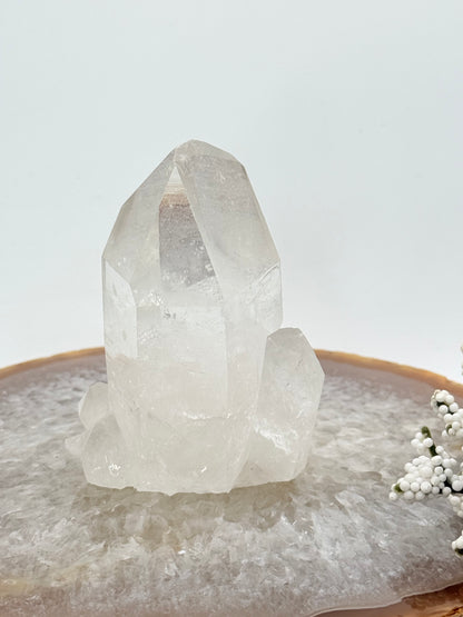 Brazilian Clear Quartz Cluster – Natural Crystal Formation