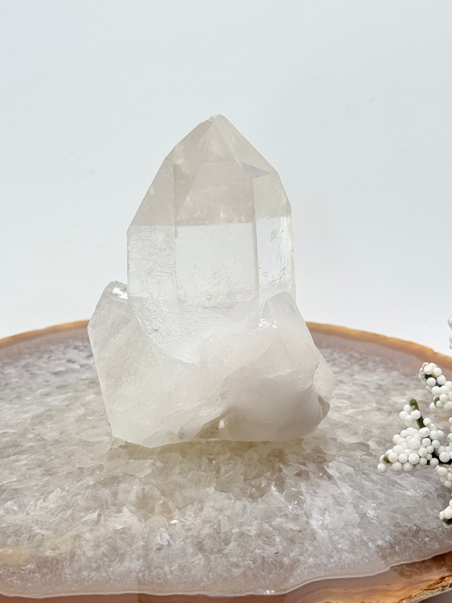 Brazilian Clear Quartz Cluster – Natural Crystal Formation