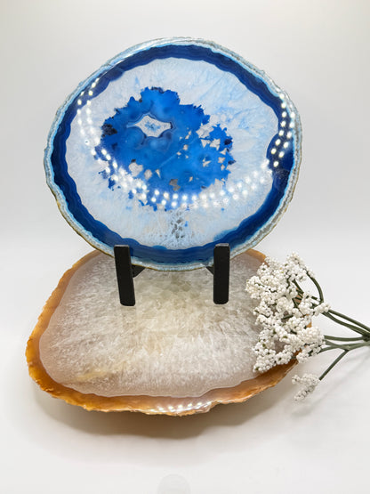 Brazilian Agate Slice – Natural Crystal for Energy & Décor - Auralis Crystals