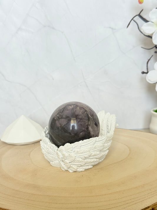 Purple Mica Sphere – Natural Crystal for Calm & Intuitive Clarity
