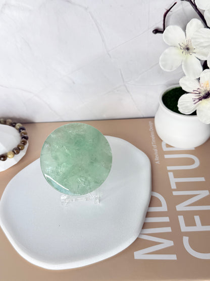 Prismatic Harmony Rainbow Fluorite Discs