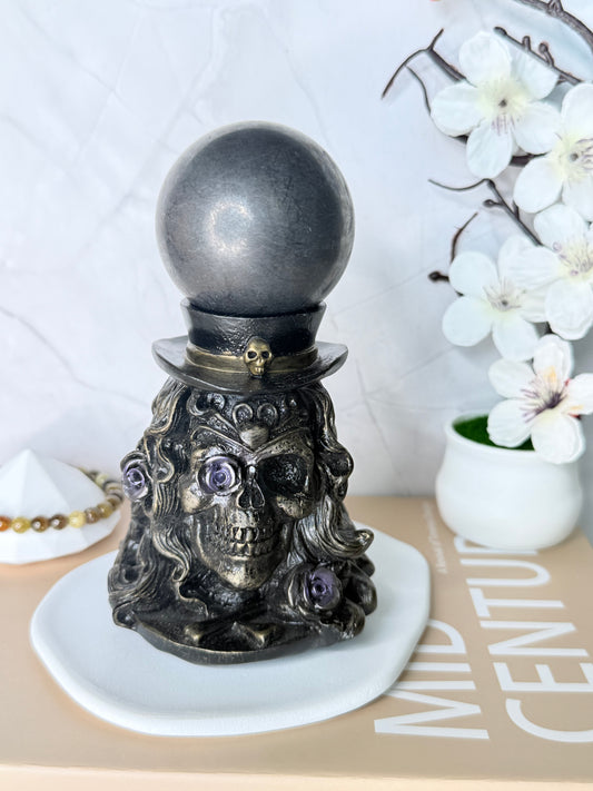 Crystal Sphere Holders – Gothic Display Stands - Auralis Crystals