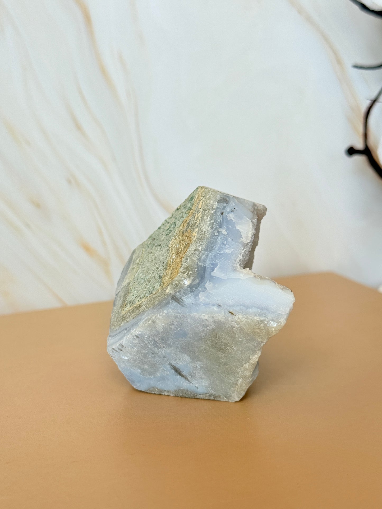 Raw Blue Lace Agate Druzy Specimen | Natural Geode | Madagascar | Multiple Available