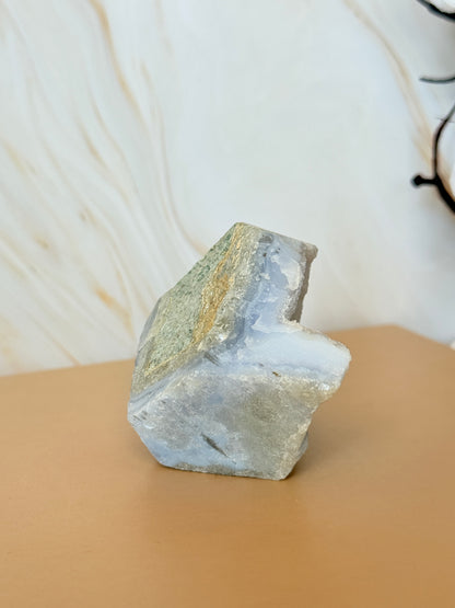 Raw Blue Lace Agate Druzy Specimen | Natural Geode | Madagascar | Multiple Available