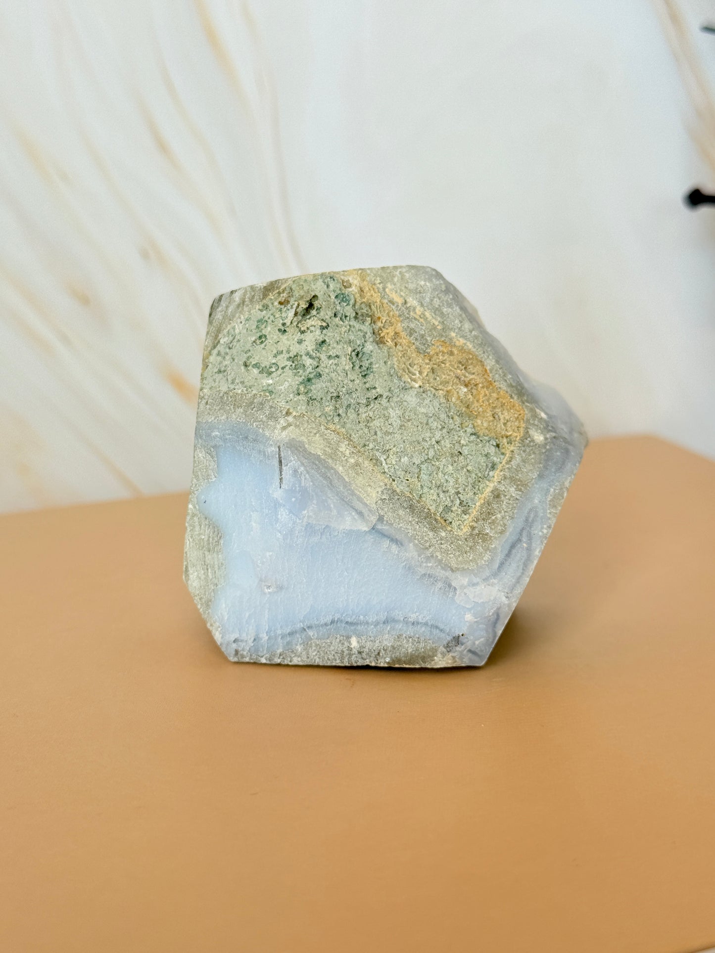 Raw Blue Lace Agate Druzy Specimen | Natural Geode | Madagascar | Multiple Available