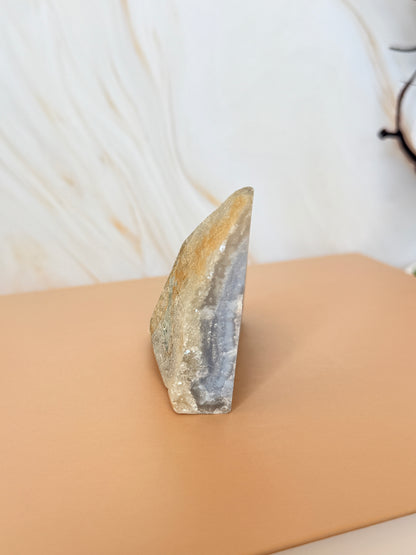 Raw Blue Lace Agate Druzy Specimen | Natural Geode | Madagascar | Multiple Available