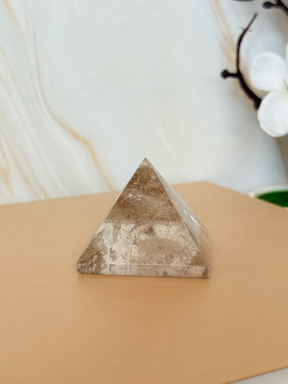 Smoky Quartz Pyramid | Natural Polished | Brazil | 4cm | OOAK