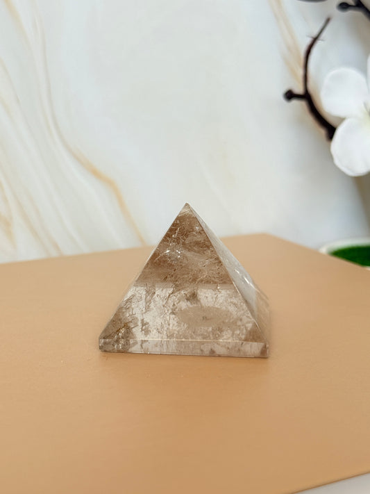 Smoky Quartz Pyramid | Natural Polished | Brazil | 4cm | OOAK
