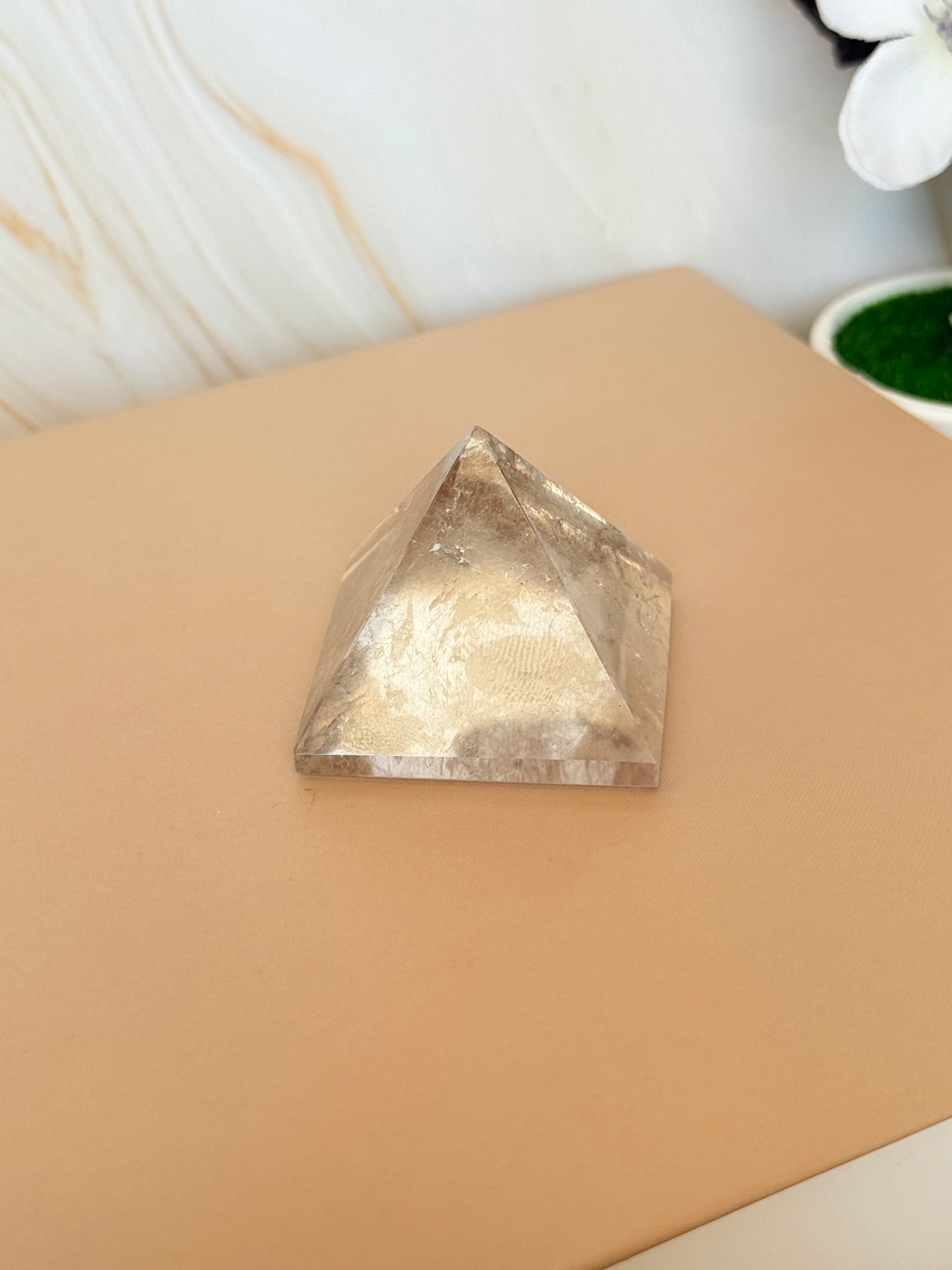 Smoky Quartz Pyramid | Natural Polished | Brazil | 4cm | OOAK