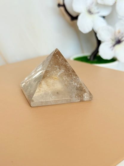 Smoky Quartz Pyramid | Natural Polished | Brazil | 4cm | OOAK