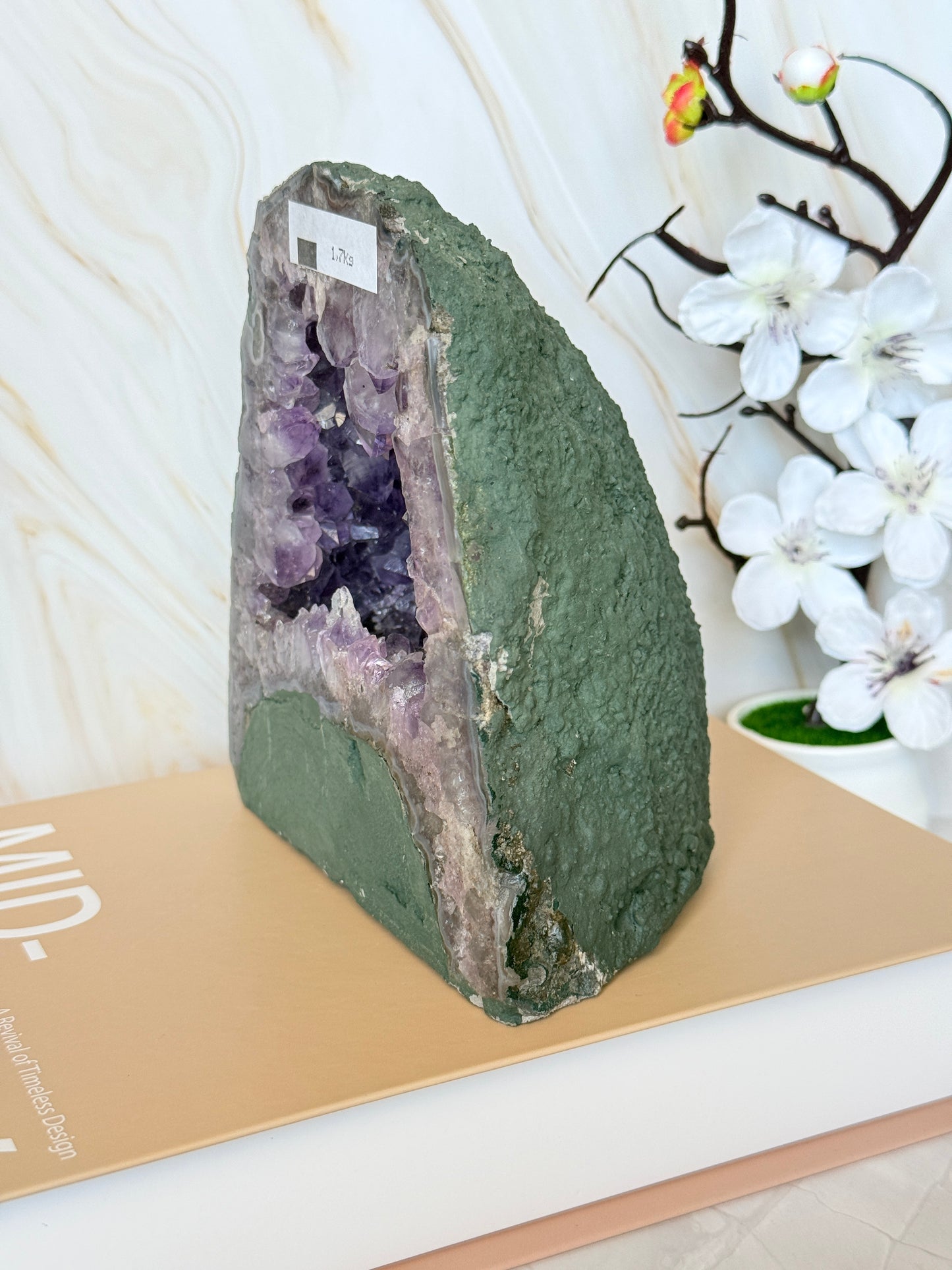 Brazilian Amethyst Cathedral Geode | Natural Crystal Cluster | 14.5cm | 1.7kg