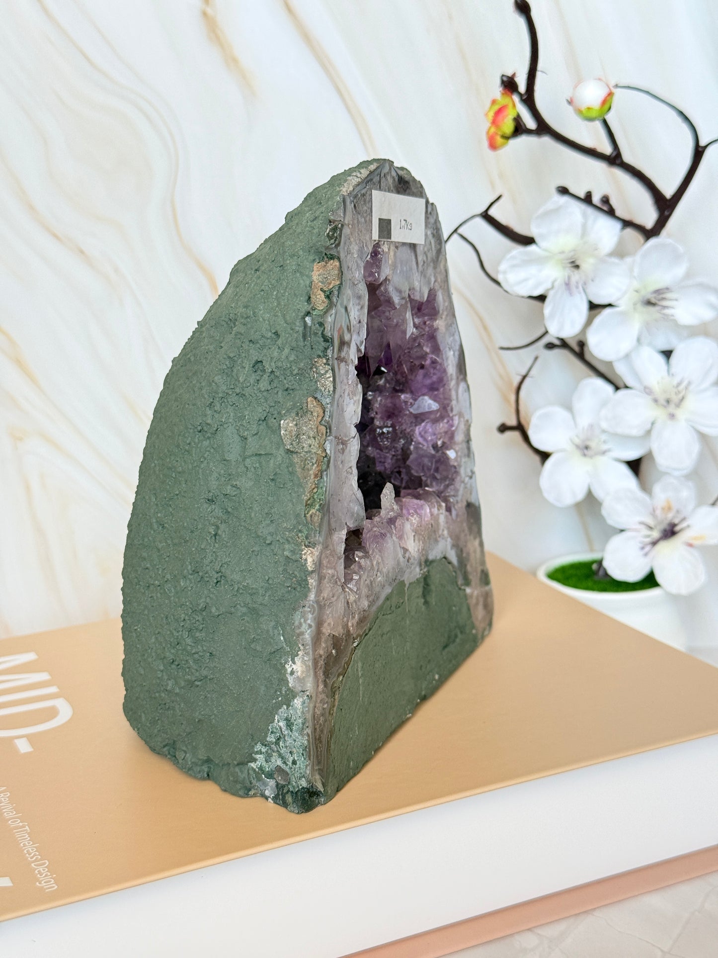 Brazilian Amethyst Cathedral Geode | Natural Crystal Cluster | 14.5cm | 1.7kg