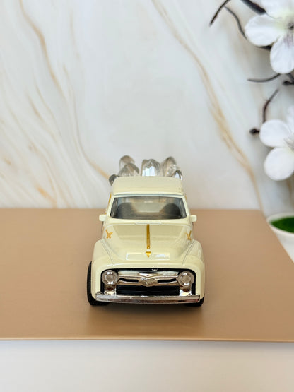 Clear Quartz Crystal Truck | Vintage Pickup Decor | Clarity & Good Vibes