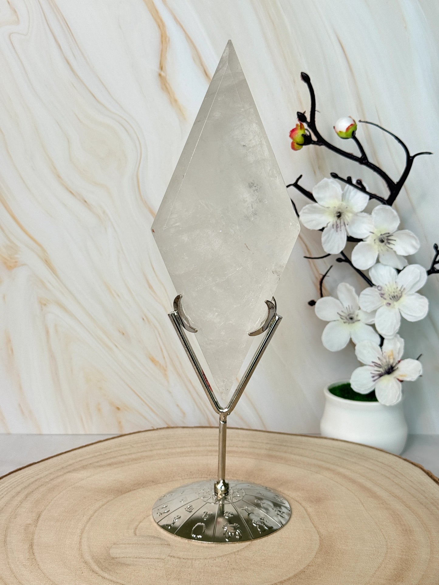 Clear Quartz Crystal Diamond | Master Healer | Clarity & Amplification