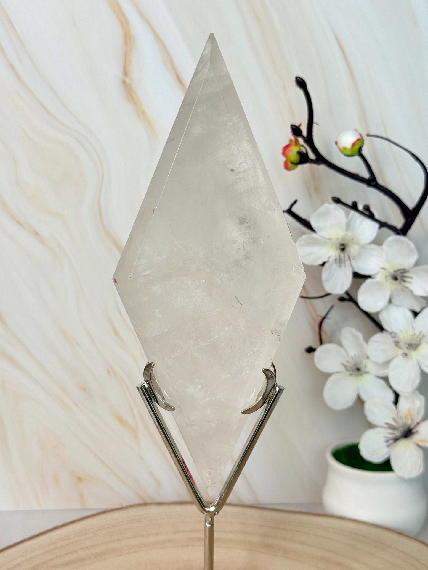 Clear Quartz Crystal Diamond | Master Healer | Clarity & Amplification