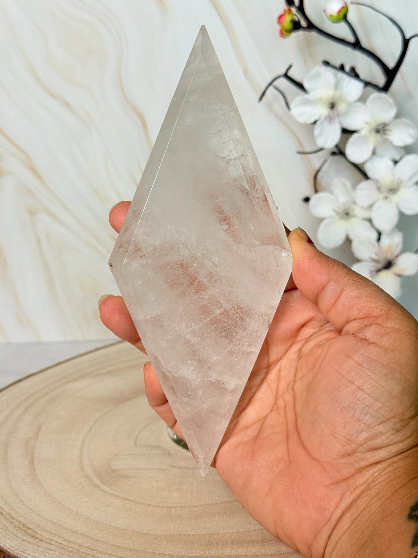 Clear Quartz Crystal Diamond | Master Healer | Clarity & Amplification