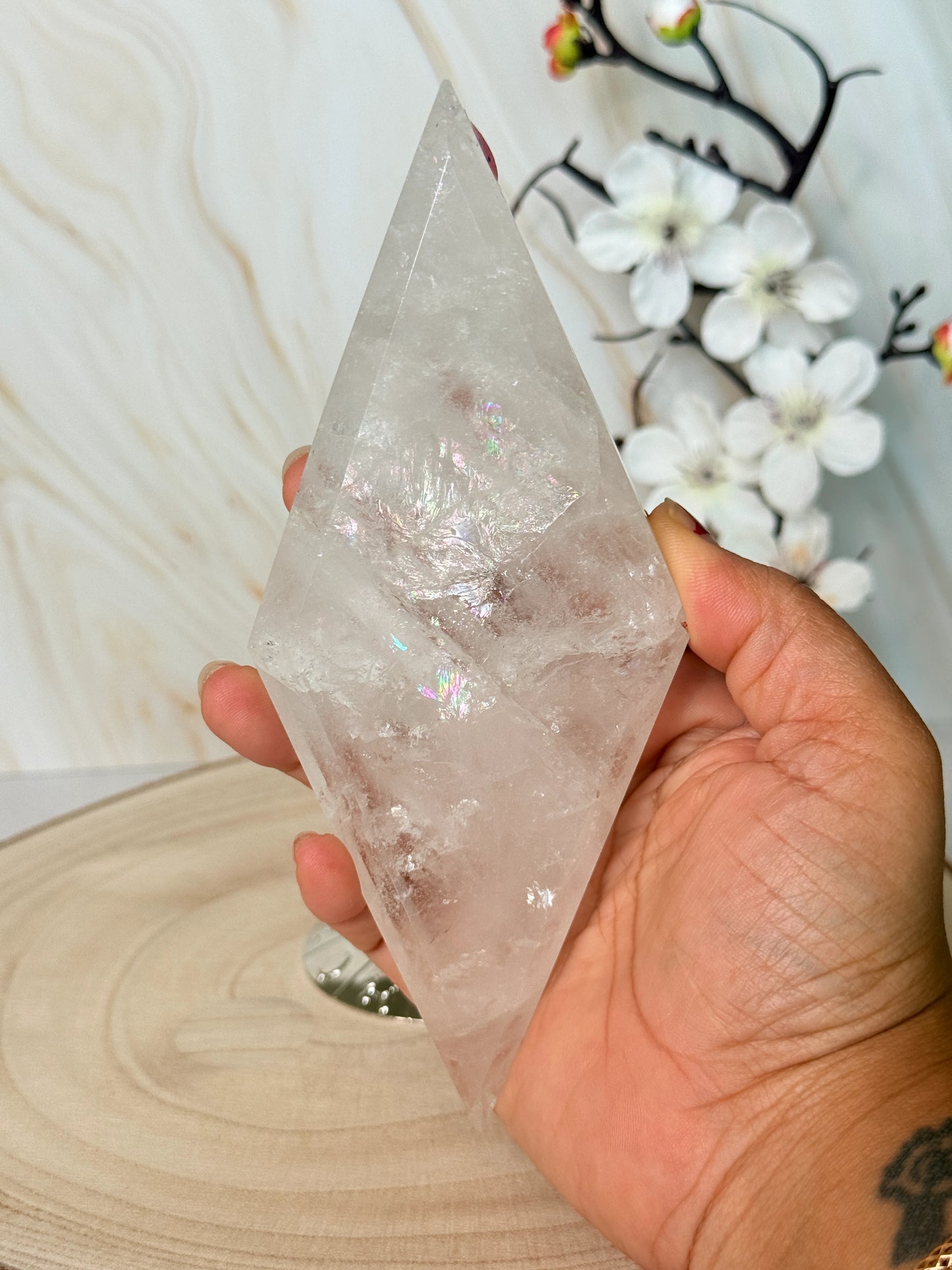 Clear Quartz Crystal Diamond | Master Healer | Clarity & Amplification