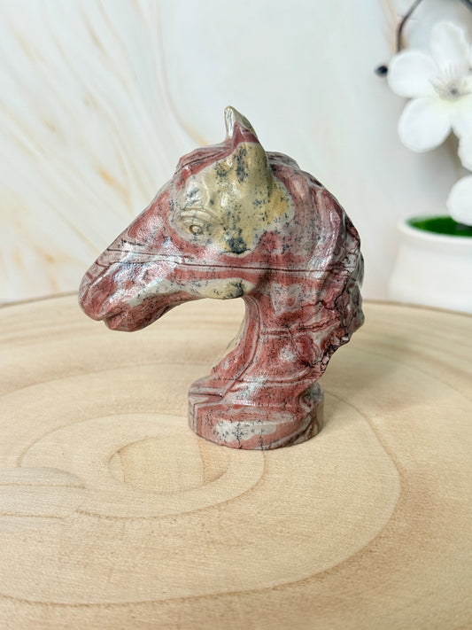 Picture Jasper Horse | Strength & Freedom | Crystal Carving