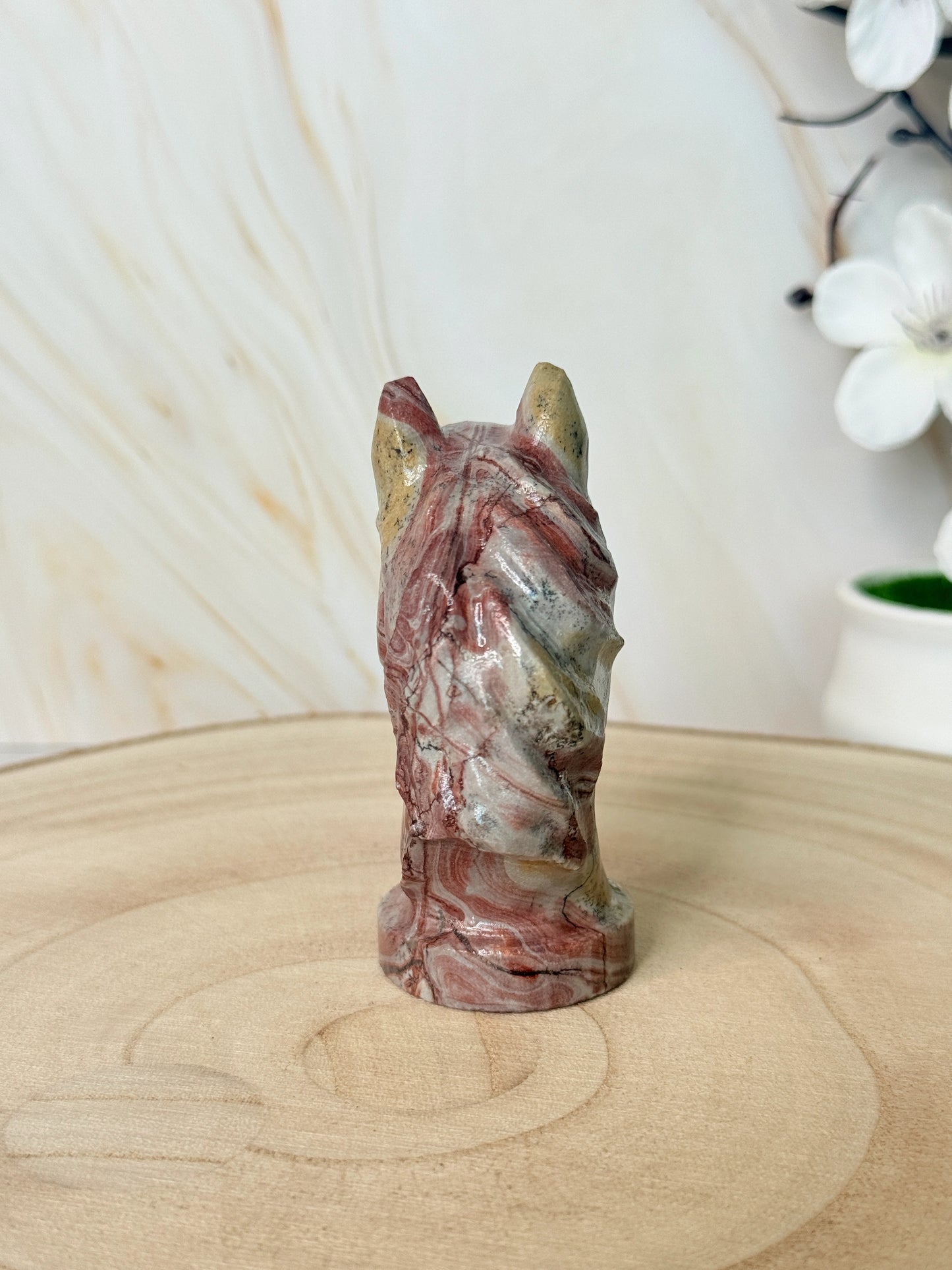 Picture Jasper Horse | Strength & Freedom | Crystal Carving