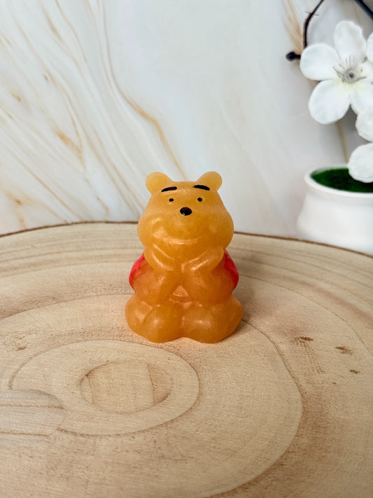 Yellow Calcite Bear | Joy & Comfort | Crystal Carving