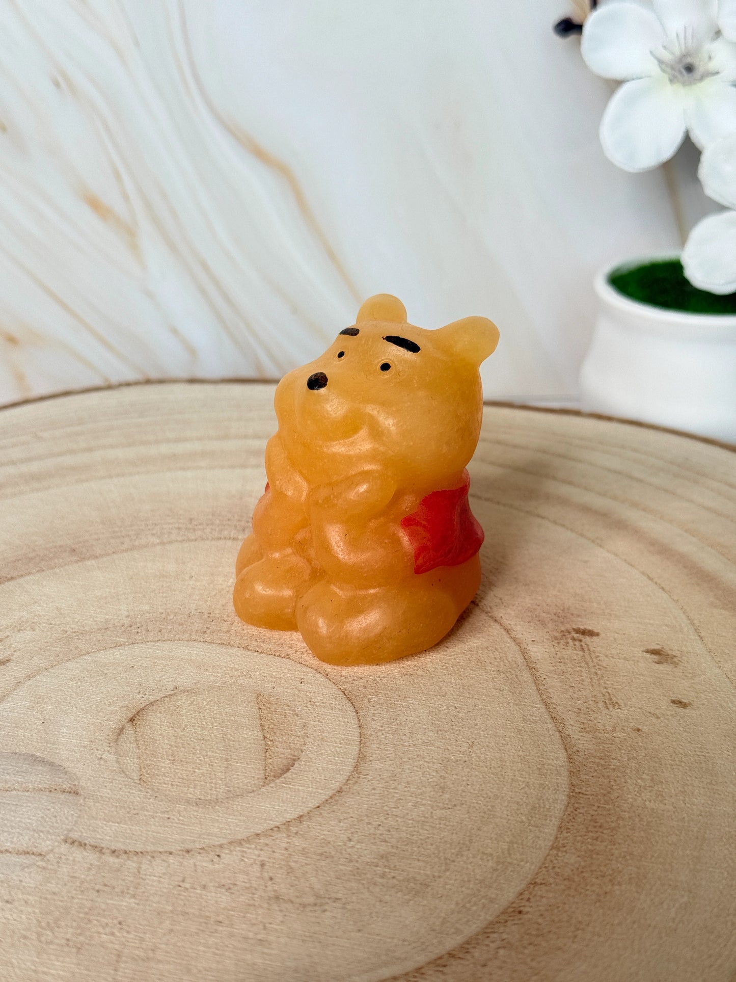 Yellow Calcite Bear | Joy & Comfort | Crystal Carving