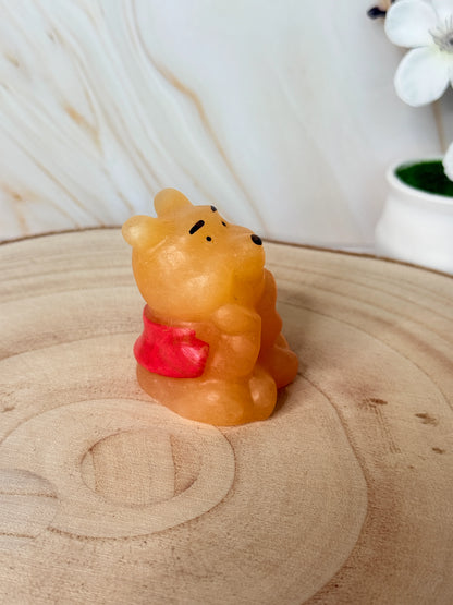 Yellow Calcite Bear | Joy & Comfort | Crystal Carving