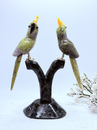 Cuckatoo Carving in Jasper