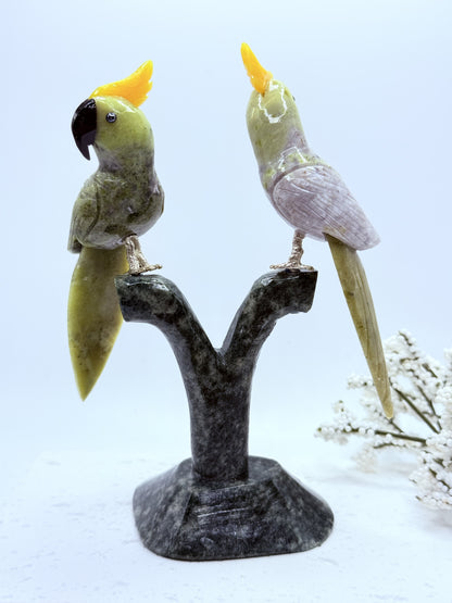 Cuckatoo Carving in Jasper