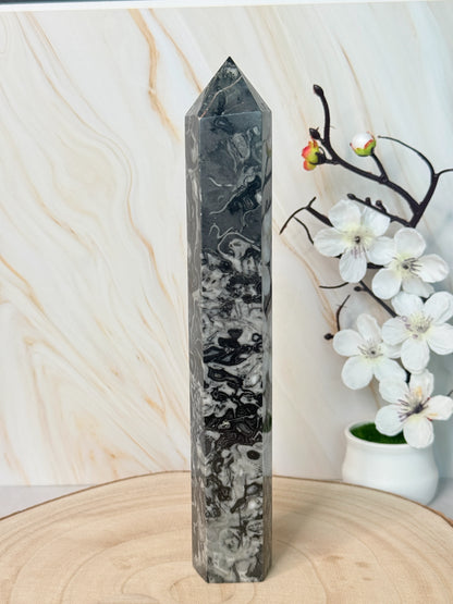Picasso Jasper Tower | Creativity & Grounding | Crystal Point