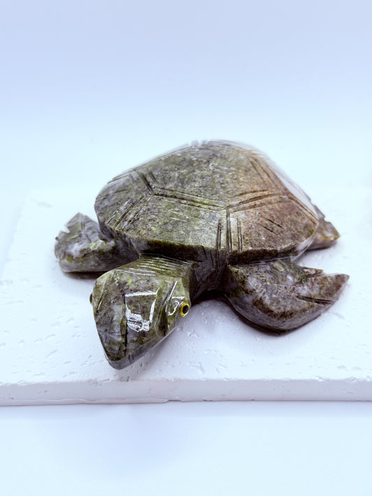 Jasper Turtle Carving – Patience, Protection & Earth Energy