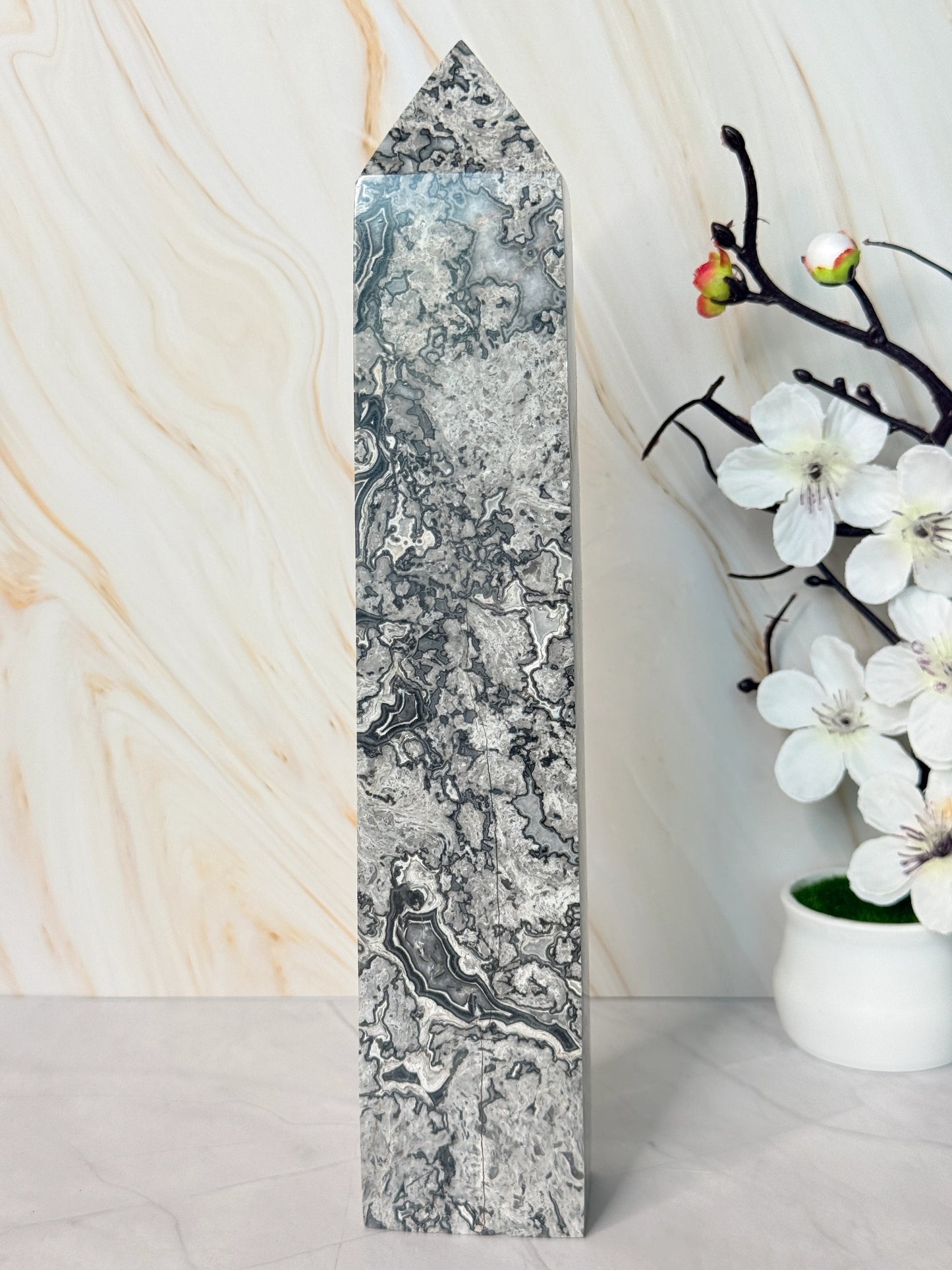 Picasso Jasper Tower | Creativity & Grounding | Statement Crystal