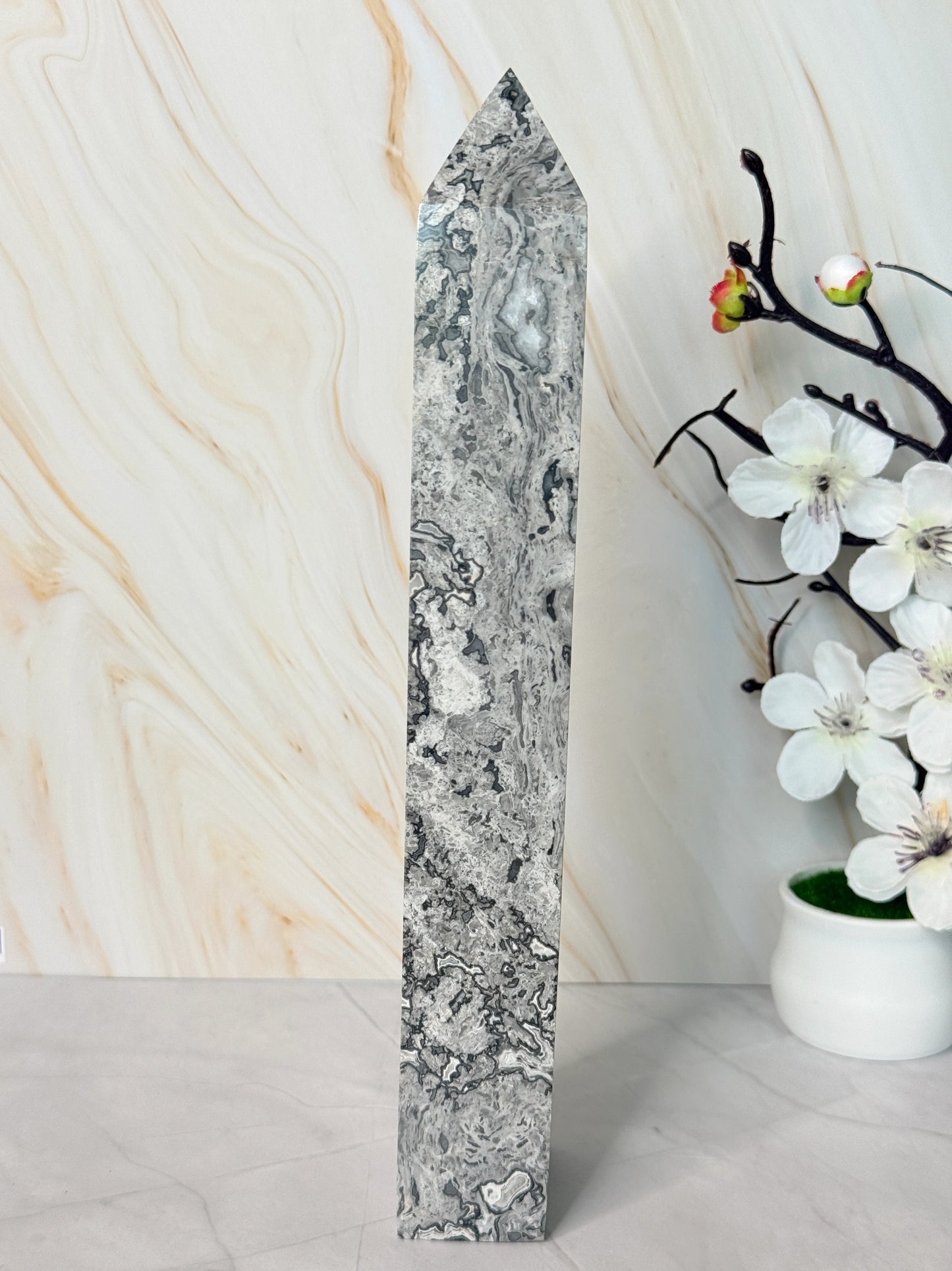 Picasso Jasper Tower | Creativity & Grounding | Statement Crystal