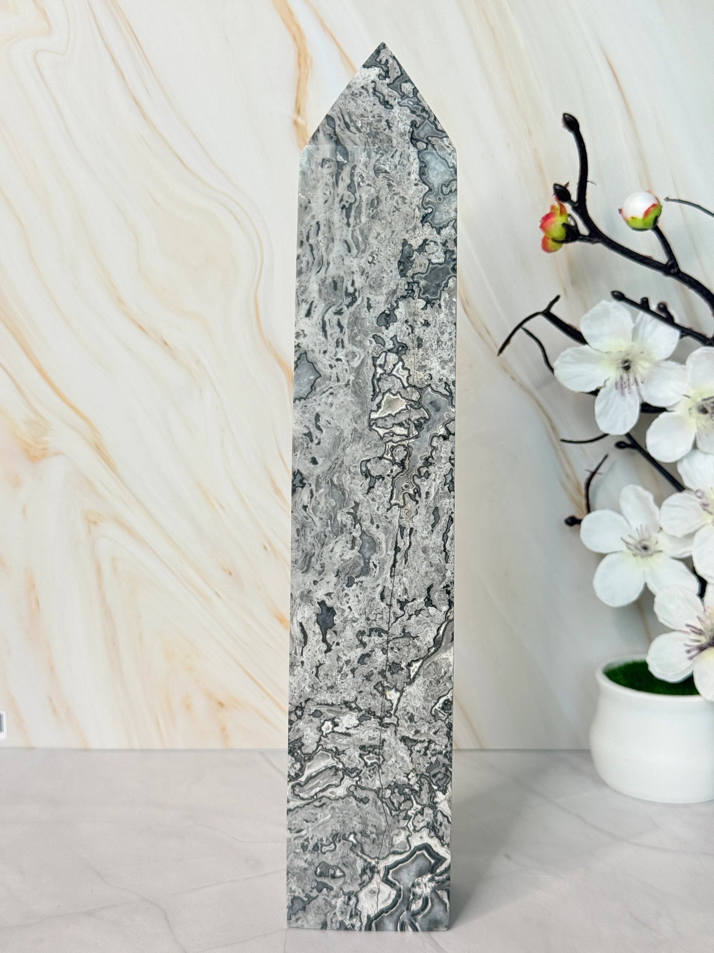 Picasso Jasper Tower | Creativity & Grounding | Statement Crystal