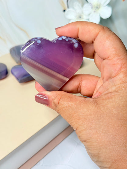 Pink Jelly Agate Heart | Gentle Crystal for Emotional Balance