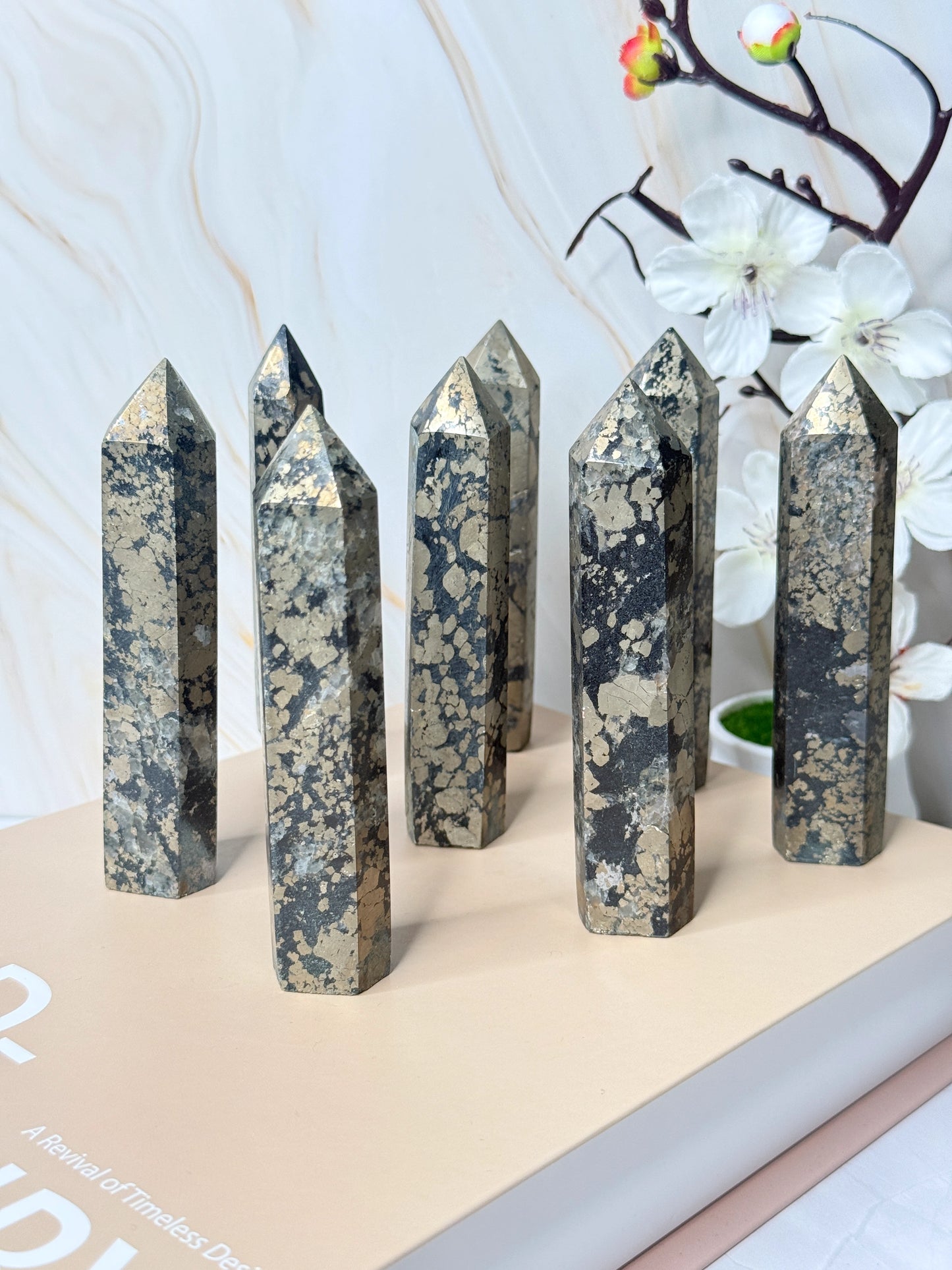 Pyrite Crystal Point | Abundance & Protection Stone | Peru