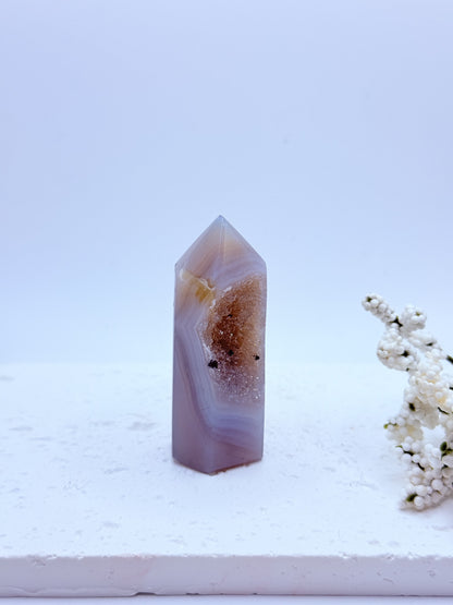 Grey Agate Small Tower