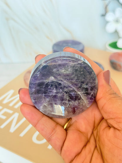 Crystal Trinket Dish | Healing Stone Jewelry Tray | Multiple Varieties