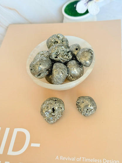 Pyrite Tumble | Stone of Abundance & Confidence | Peru