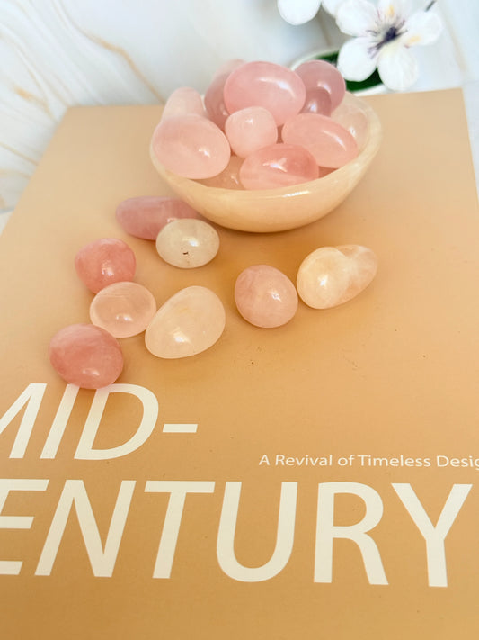 Rose Quartz Tumble | Stone of Love & Compassion | Madagascar