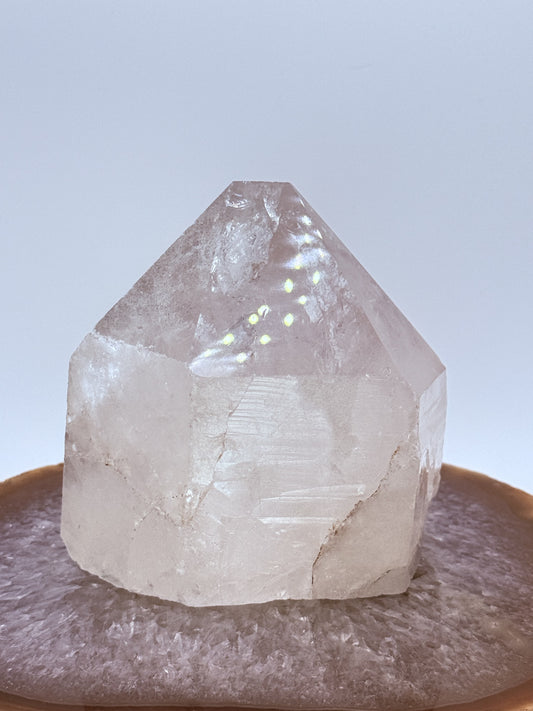 Chunky Clear Quartz Point from Brazil | Natural Clear Quartz Crystal for Clarity & Healing Energy