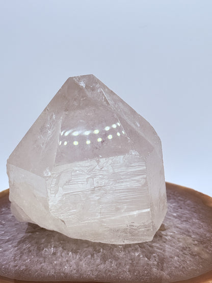 Chunky Clear Quartz Point from Brazil | Natural Clear Quartz Crystal for Clarity & Healing Energy