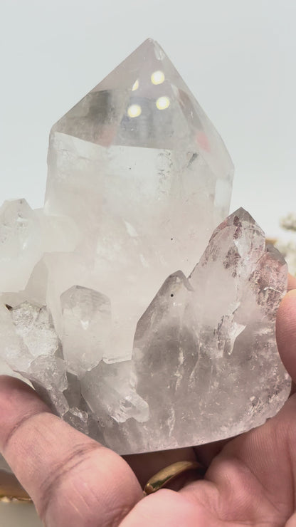 High-Grade Clear Quartz Cluster from Brazil